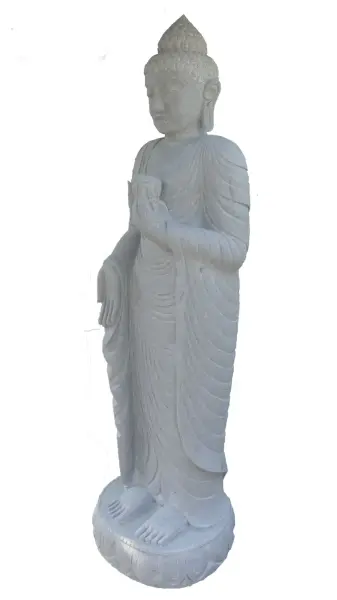 Product image of the product “Standing Buddha with Lotus Flower, ca. 180 cm H ”